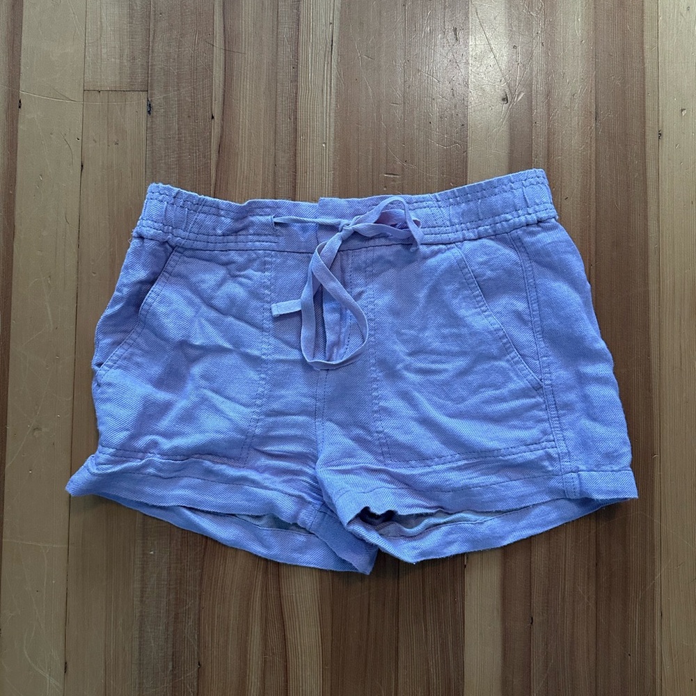 Lou & Grey High Waist Purple Shorts